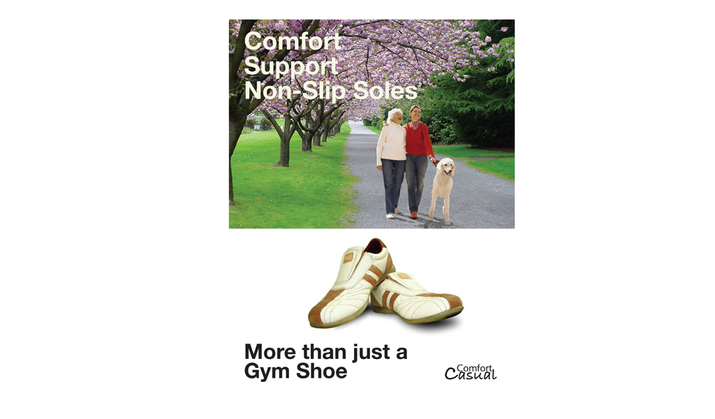 Casual Comfort Shoe Ad
