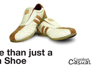 Casual Comfor Shoe Ad