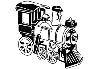 Toy Train Illustration